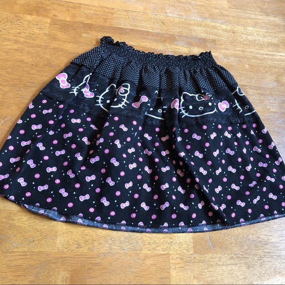 Hand Made Hello Kitty skirt elastic waist S/M cute - Picture 2 of 8